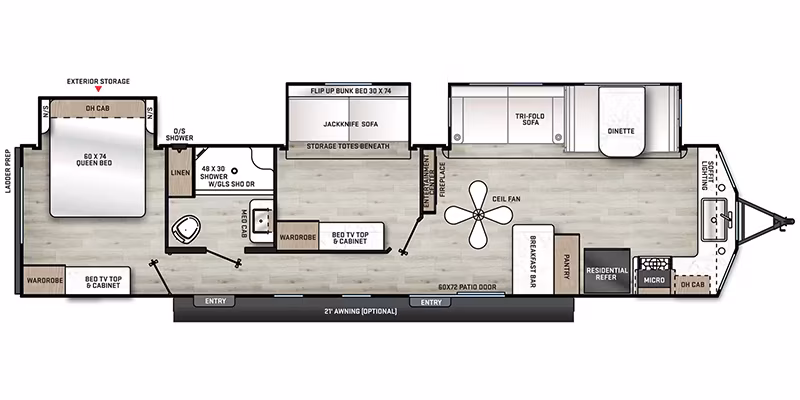 2025 Forest River Aurora Destination 39MBTS - Image 1