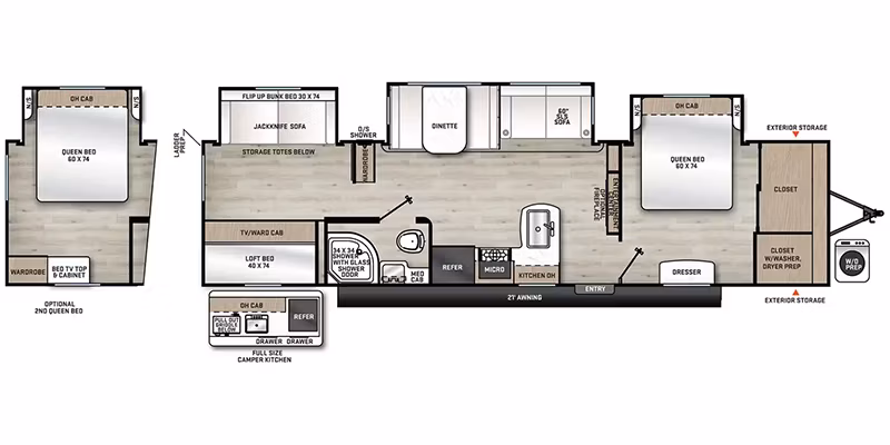 2025 Forest River Aurora Sky 340BHTS - Image 2