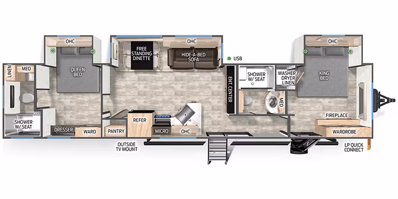 2025 Forest River Cherokee Timberwolf 39HBA - Image 2