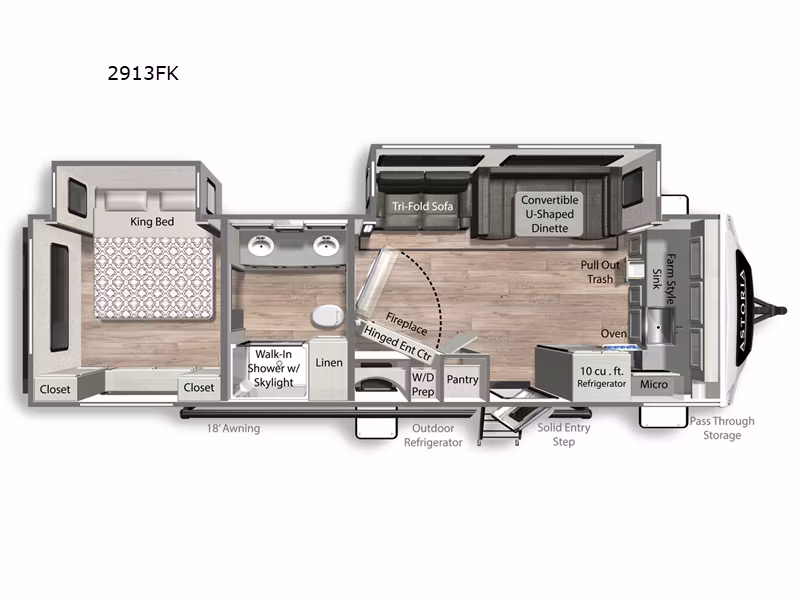 2025 Dutchmen Astoria Travel Trailer 2913FK - Image 1