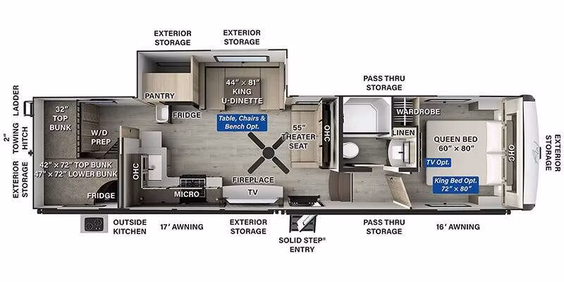 2025 Forest River Rockwood Signature Fifth Wheel R374DBH - Image 1