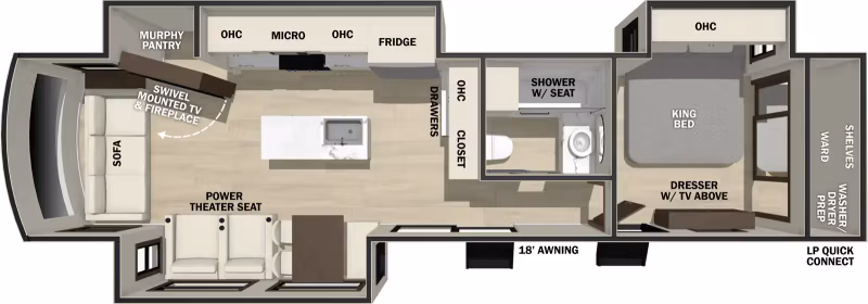 2026 Forest River Cedar Creek Cottage 40CRS - Image 1