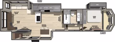 2026 Forest River Cedar Creek Cottage Fifth Wheels 412FWC 1