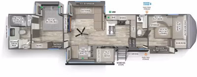 2026 Forest River Sandpiper Fifth Wheels 3710HBFB 1