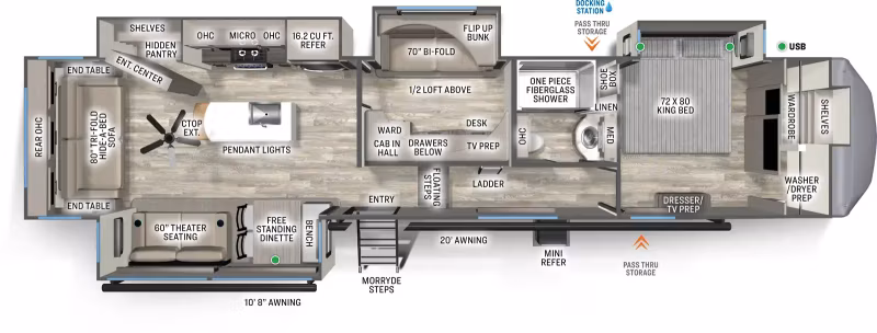 2026 Forest River Sandpiper Fifth Wheels 4003MB - Image 1