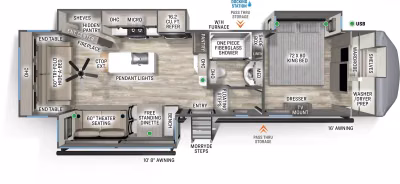 2026 Forest River Sierra Fifth Wheels 3370RLS