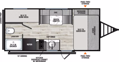 2026 Forest River Viking Travel Trailers 17BH 1