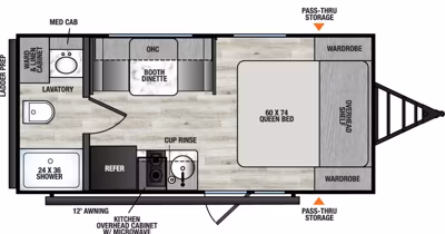 2026 Forest River Viking Travel Trailers 17FQ 1