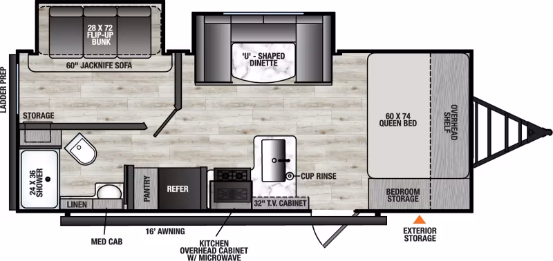 2026 Forest River Viking Travel Trailers 22BHSR - Image 1