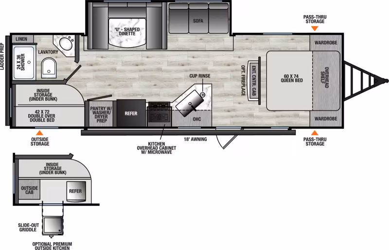 2026 Forest River Viking Travel Trailers 262DBS - Image 1