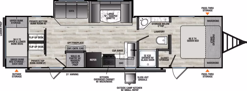 2026 Forest River Viking Travel Trailers 282DORM - Image 1