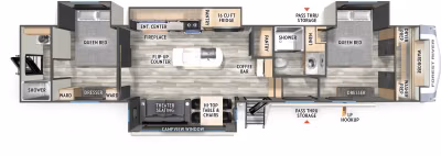 2026 Forest River Wildcat Fifth Wheels 402BEDS 1