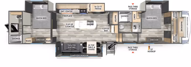 2026 Forest River Wildcat Fifth Wheels 402BEDS - Image 1