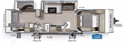 2026 Forest River Wolf Den 301BH 1
