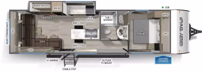 2027 Forest River Cherokee Grey Wolf Travel Trailer 27LH