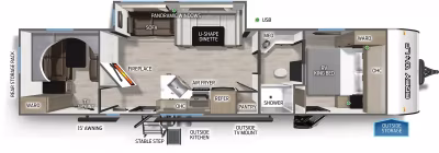 2027 Forest River Cherokee Grey Wolf Travel Trailer 29NM