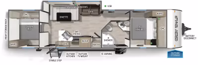 2027 Forest River Cherokee Grey Wolf Travel Trailer 29QB