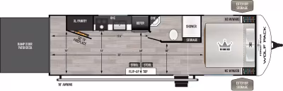2027 Forest River Cherokee Wolf Pack Limited Travel Trailer 26-13.5