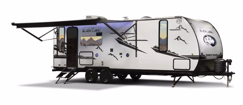 2027 Forest River Cherokee Wolf Pup Black Label Travel Trailer 16KHWBL - Image 1