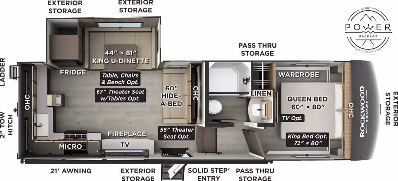 2027 Forest River Rockwood Signature Fifth Wheel R301RKS - Image 1