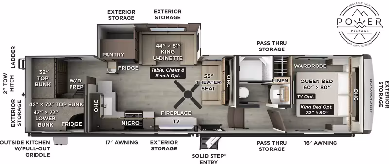 2027 Forest River Rockwood Signature Fifth Wheel R374DBH - Image 1